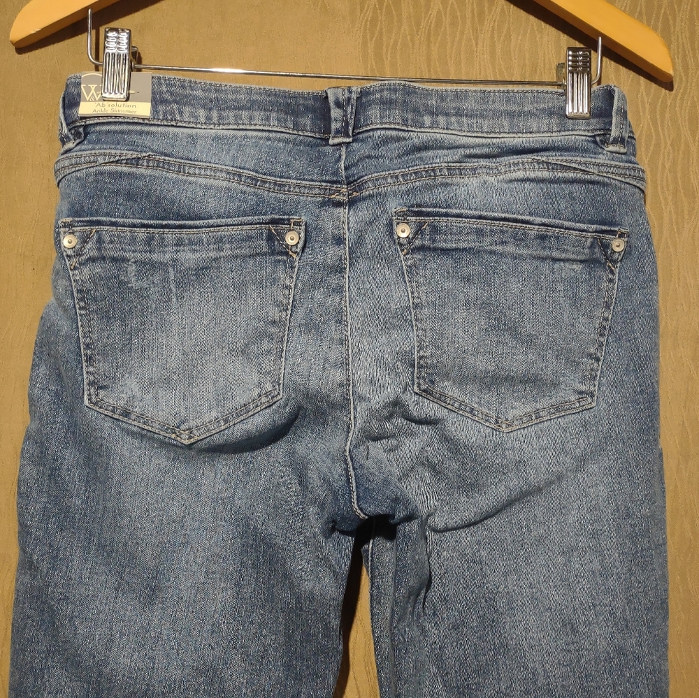 FREE SHIPPING! Wit & Wisdom Womens Ab-Solution Ankle Skimmer Petite Skinny Jeans - Picture 7 of 7